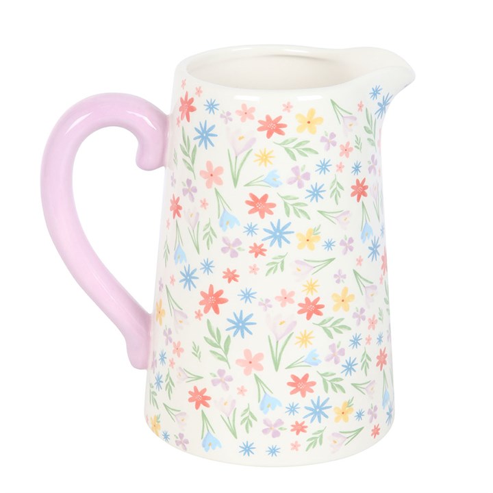 Spring Floral Print keramisk blomsterkanne