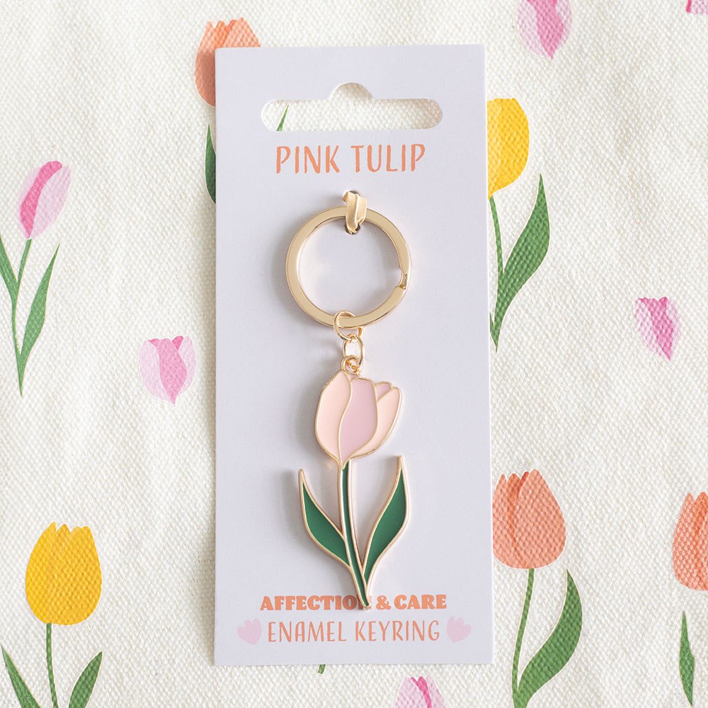 Tulipan nøkkelring