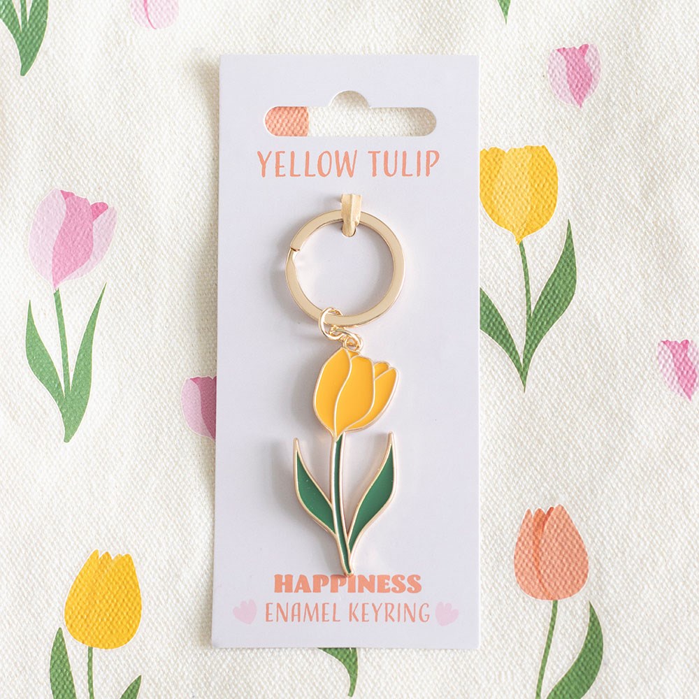 Tulipan nøkkelring