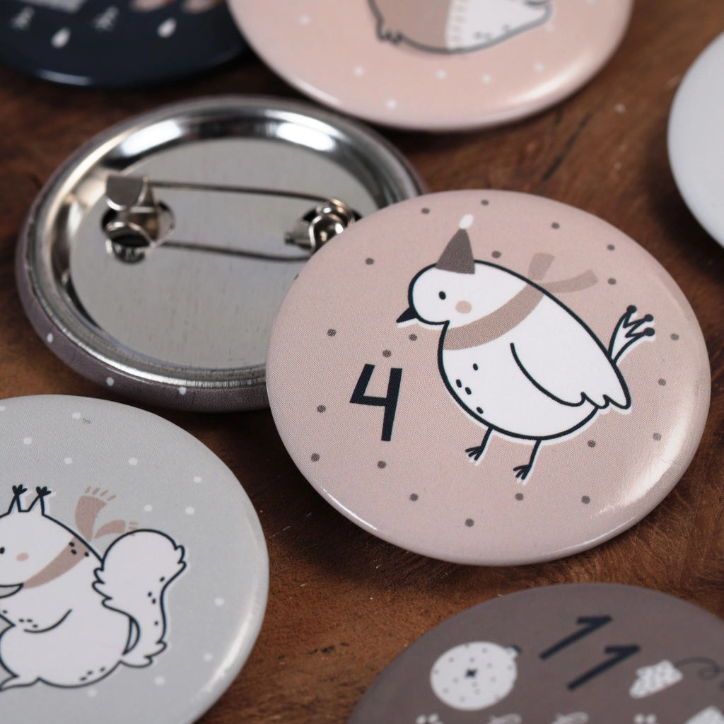 24-dagers knapper til adventskalender