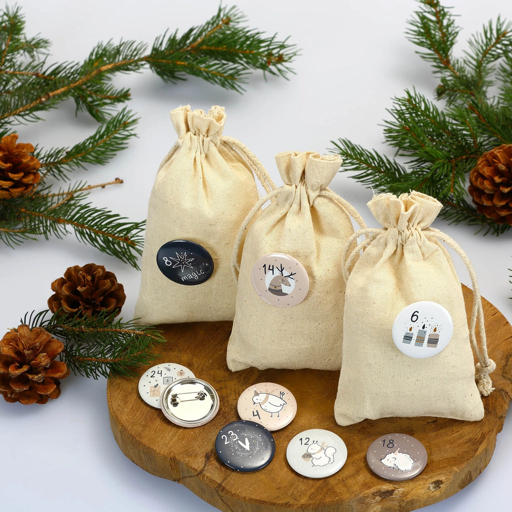 24-dagers knapper til adventskalender