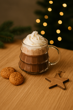 Glasskrus med juletre – koselige stunder