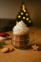 Glasskrus med juletre – koselige stunder