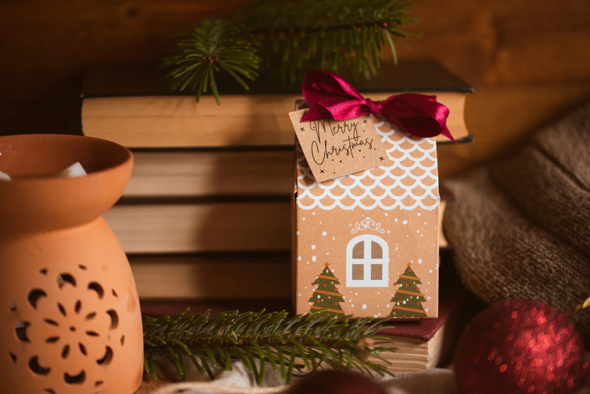 Smeltevoks Gavehus – Gingerbread & Trær (20 stk)