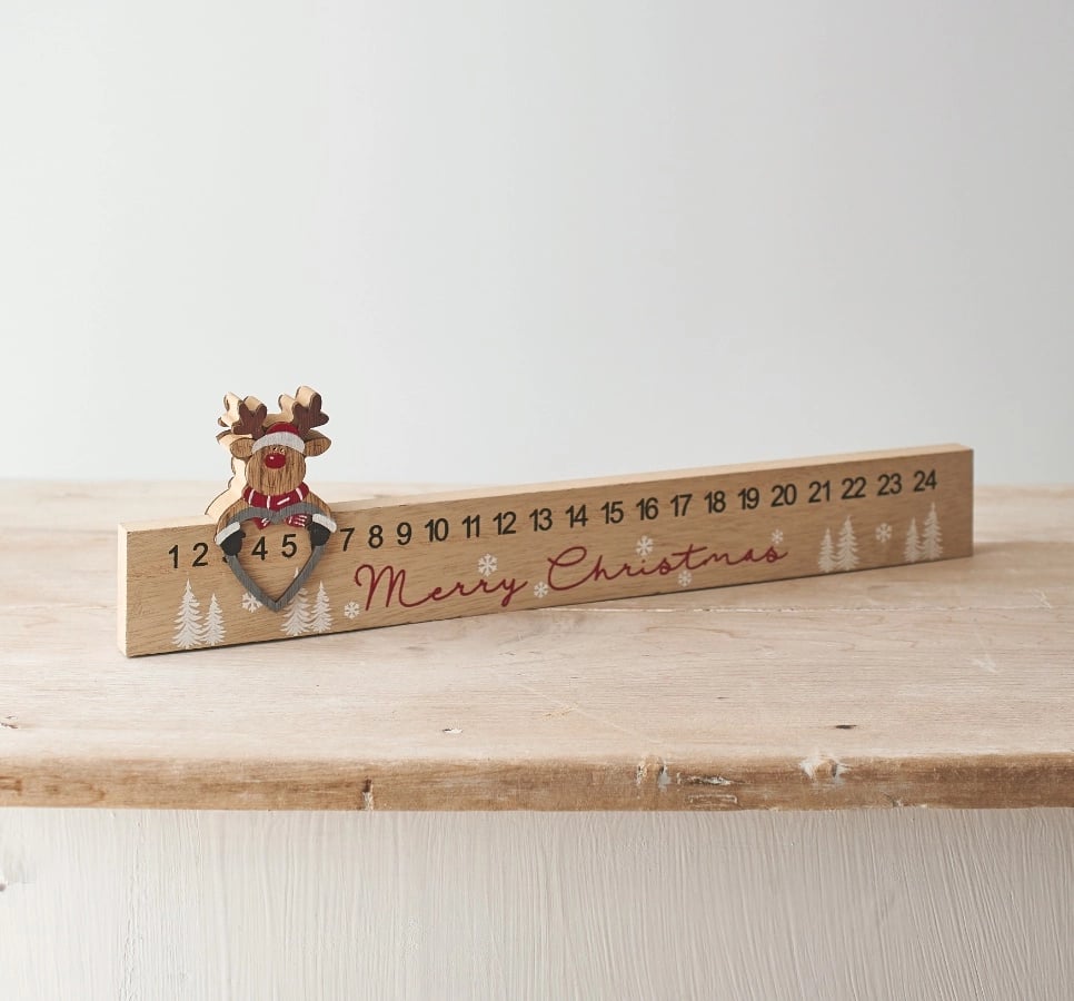 Adventsteller med reinsdyr