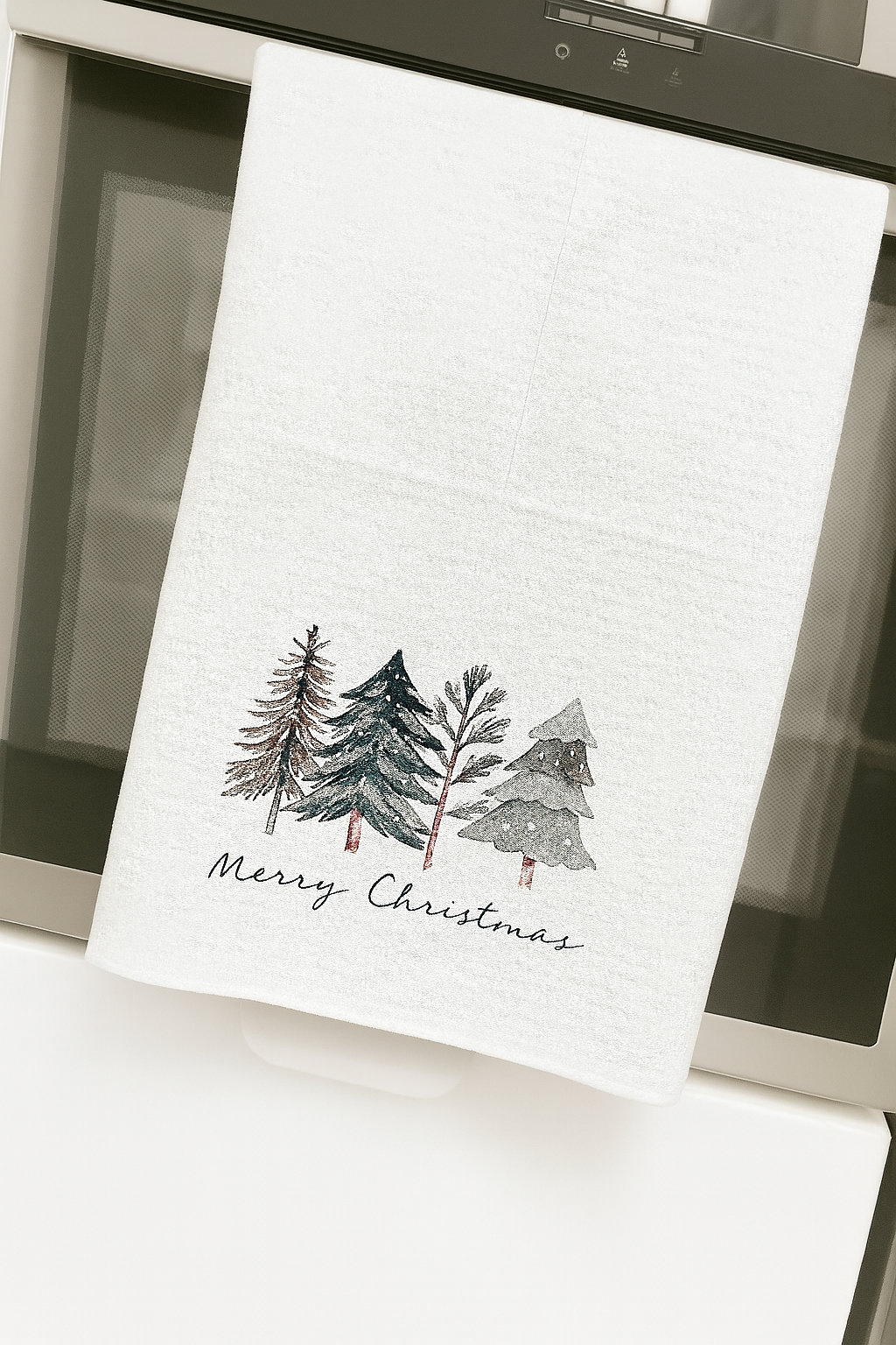 Christmas Forest kjøkkenhåndkle – Merry Christmas
